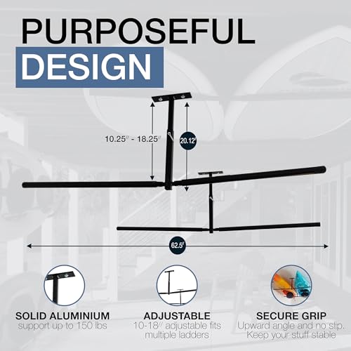 StoreYourBoard Adjustable Kayak Ceiling Rack – Hi Port 2 Garage Ceiling Kayak Hanger | Adjustable Overhead Kayak Storage for Recreational & Touring Kayaks | Garage Organization - style: 2 Kayaks