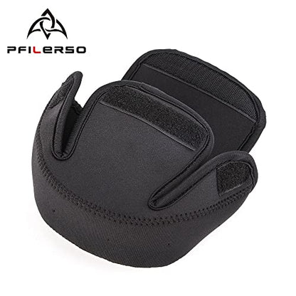 3Pcs Fishing Spinning Reel Covers Bag Baitcasting Trolling Fishing Reel Protective Case Pouch Sleeve Gloves Fishing Bags Fits 1000-8000 Series Reel 3Size (Samll-3Pack) - color: Samll-3Pack