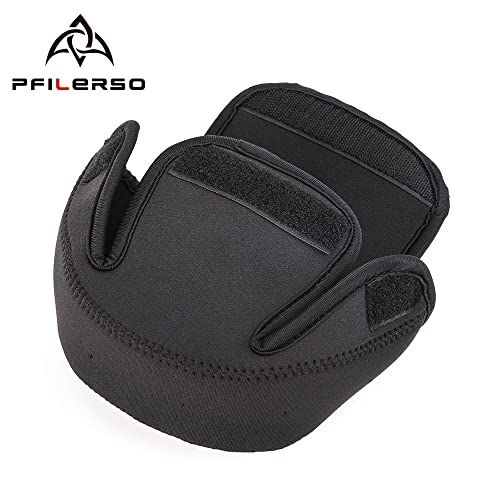 PFIERSO 3Pcs Fishing Spinning Reel Covers Bag Baitcasting Trolling Fishing Reel Protective Case Pouch Sleeve Gloves Fishing Bags Fits 1000-8000 Series Reel 3Size (Meidum-3Pack) - color: Meidum-3Pack