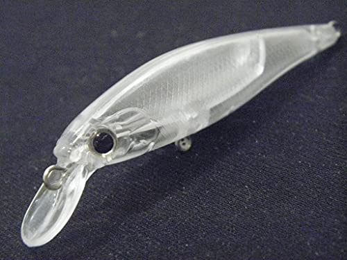 10 Blank Unpainted Minnow Crankbait Topwater Lipless Jerkbait Fishing Lures V3 - color: UPM762P10