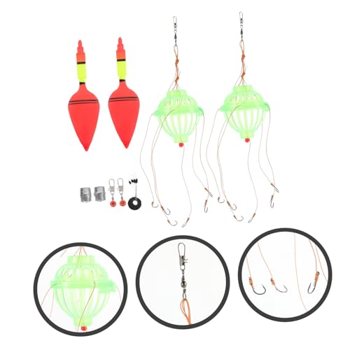 Fluorescent Buoy Mixed Lures Artificial Fishing Bait Combination Buoy Tackle