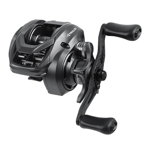 Baitcasting Reel,Ultralight 5oz Carbon Frame BFS Casting Reels, 20 Level Magnetic Brake System, 7.1:1 Gear Ratio,9+1 Stainless Steel Bearings, Fishing Bass Trout Crappie