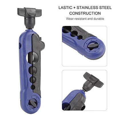 Portable Adjustable Fishing Line Spooler – Compact Reel Spooling Tool for 2.0/1.35/1.0/0.7mm Rods, Durable & Lightweight Design