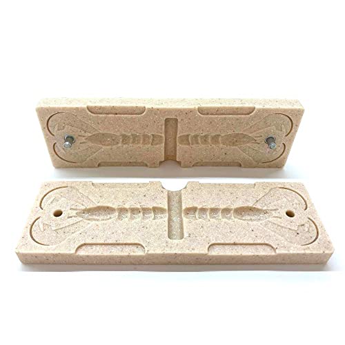 Smedioks Premium Soft Plastiс Mold Lure Making Injection Molds Fishing Lures 2 Cavity Baby Rage Craw Bait 3"