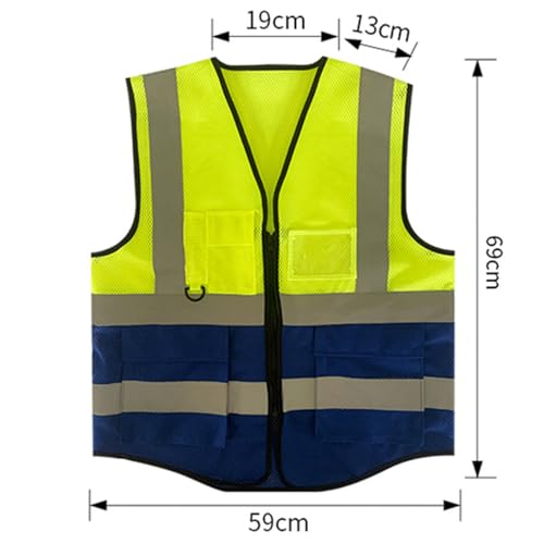 Fishing Vest - Work Vest for Men V Neck Zip Up Lightweight Breathable Sleeveless Utility Jackets Mesh Outwear Vests 2026 - color: 03# Green