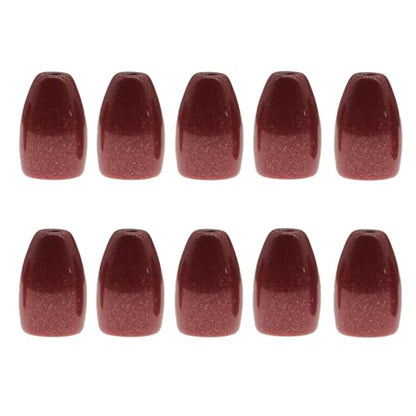 10 Pack Tungsten Weights, Bullet Weights for Bass Fishing Tungsten Worm Weights Fishing Weights Sinkers for Texas Rig and Carolina Rig - color: Red