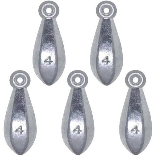 Fishing Weights Sinkers Bank Sinkers | Ocean Saltwater Surf Fishing Gear Fishing Assortment 1oz 2oz 3oz 4oz 5oz - style: 4oz-5pcs