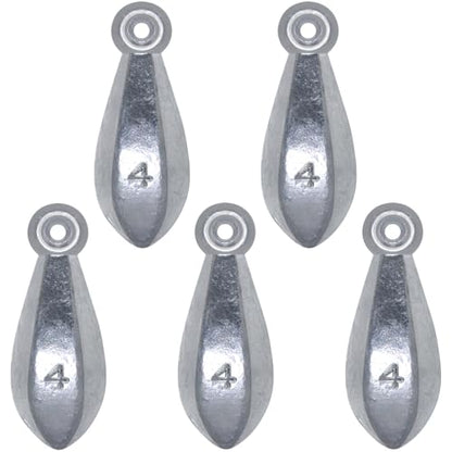 Fishing Weights Sinkers Bank Sinkers | Ocean Saltwater Surf Fishing Gear Fishing Assortment 1oz 2oz 3oz 4oz 5oz - style: 4oz-5pcs