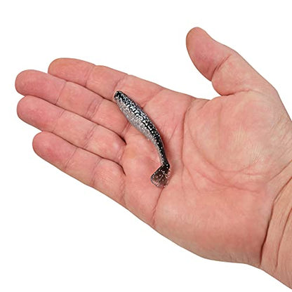 Berkley Gulp! Paddleshad Fishing Soft Bait - color: Black Silver, size: 3"