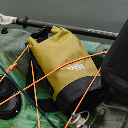 Pelican Waterproof Dry Bag 10L/20L/30L - Reflective - Exodry - Waterproof - Keeps Gear Dry for Kayaking, Beach, Rafting and Fishing - color: OLIVE, size: 10L