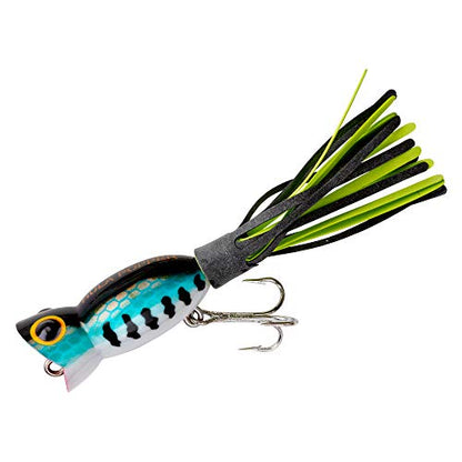 Arbogast Hula Popper Topwater Bass Fishing Lure - color: Bass, size: 1 1/4 in, 3/16 oz