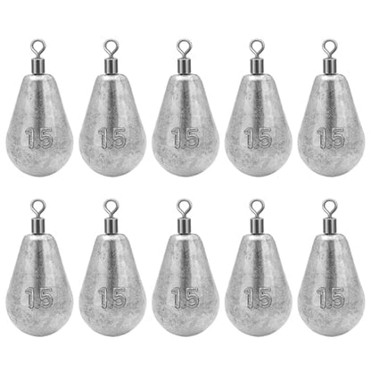 Long Casting Swivel Bell Sinkers Fishing Weights Drop Shot Weights with Swivels Fishing Lead Sinker 1/2oz 3/4oz 1oz 2oz 3oz - size: 3/16oz-10pcs