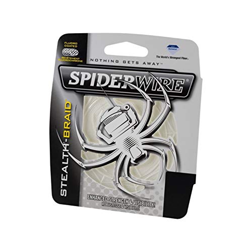 SpiderWire Stealth Braid Fishing Line - color: Translucent, size: 125yd, style: 6lb Break Strength