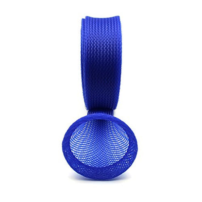 Mr. Z Pack of 4 Casting Fishing Rod Sleeves with 2 Rod Straps Fishing Rod Covers Pole Jacket Rod Socks - color: Blue