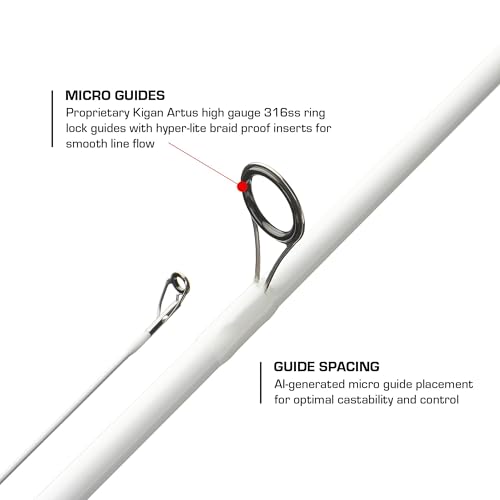 Duckett Fishing Jacob Wheeler Signature 2.0 Casting Rods, Spinning & Crankin' Rods, Pro Angler Designed, Extremely Lightweight & Balanced Sensi-Touch Multi-Modulus Blanks - size: 6'10" Medium Light Fast Spinning