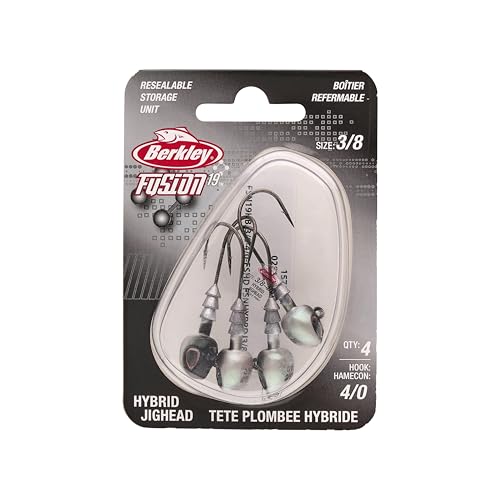 Berkley Fusion19 Hybrid Fishing Jigheads - color: Fish Head, size: 4/0 Hook Size - 3/8 oz