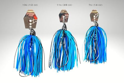 DeLong Bladed Swim Jig Variety 5-Pack - size: 1/2 oz