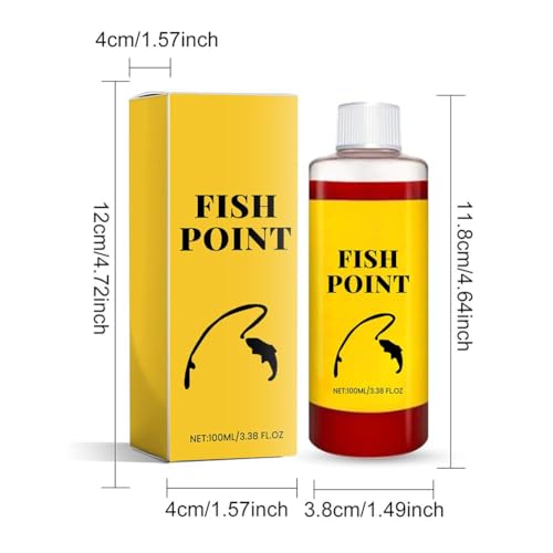 Concentrated Fish Attractant Liquid, Powerful Red Worm Fish Attractants Spray, 100ml Fishing Bait Scent Attractant, Fast-Acting Red Worm Bait Additive for Freshwater Fishing - color: 1Pack