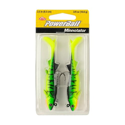 Berkley PowerBait Minnotator Fishing Soft Bait - color: Firetiger, size: 3.5 in - 3/8 oz