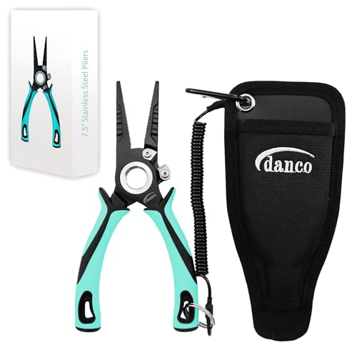 Gambler danco 7.5" PRO Series Pliers 304 Forged Stainless Steel - color: Seafoam
