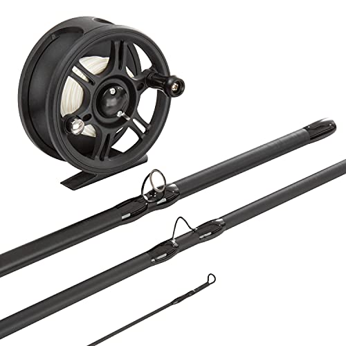Wakeman Outdoors Fly Fishing Rod & Reel Combo Starter Kit with Case and Accessories