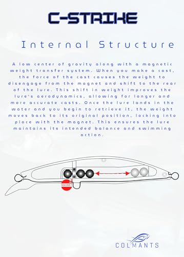 C-Strike Prime Action Jerkbait CS20 110mm and CS30 125mm - Suspending/Slow Sink Minnow Jerkbait Fishing Lure Fishing Lure - color: Pearl, size: 20g