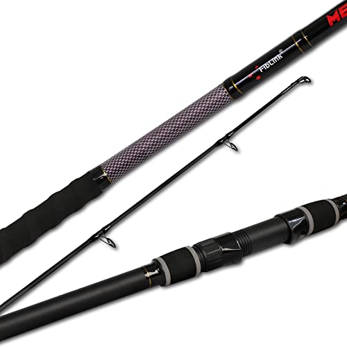 Fiblink Surf Fishing Rod 2 Piece/3 Piece Portable Travel Spinning Rod Saltwater Surf Rod (9'/10'/10'6"/12') - style: Spin-10'6"-2pc