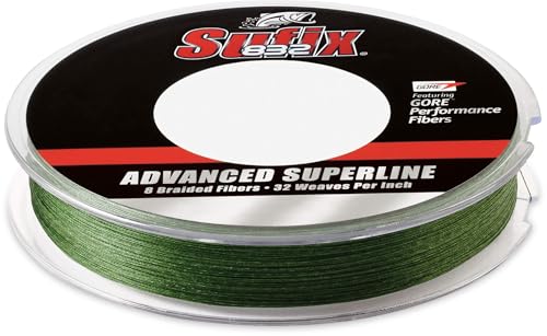 Sufix 832 Advanced Superline Braid -300 yards - color: Low Vis Green, size: 65 lbs