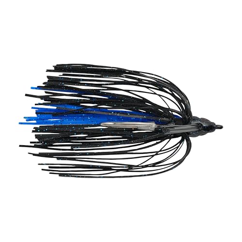 Berkley Swim Fishing Jigs - color: Black/Blue, size: 1/4 oz - 4/0 Hook Size