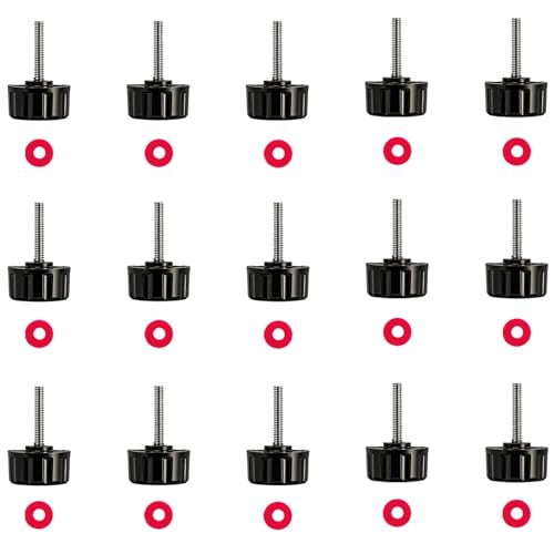 15 Pack Screws Nuts Caps for Fishing Spinning Reels Knob Power Handle Grip