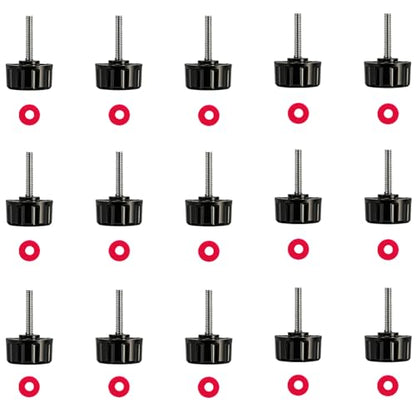 15 Pack Screws Nuts Caps for Fishing Spinning Reels Knob Power Handle Grip