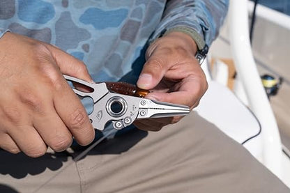 danco Titanium Dual Cutter 7" Fishing Plier, Fishing Line and Wire Cutter, Saltwater Safe, Fresh/Saltwater Fishing, Sheath and Lanyard Included - style: Dual Cutter