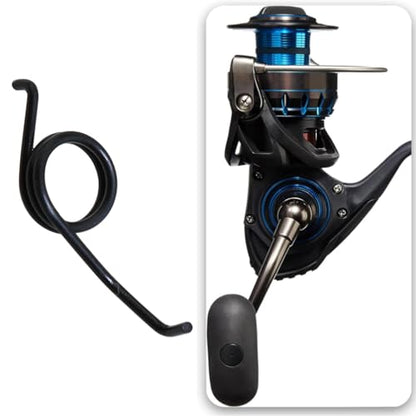 heyous 4PCS Stainless Steel Spinning Spring Fishing Reel Repair Part Fishing Accessories for Precise Tension and Torque Control - color: Black