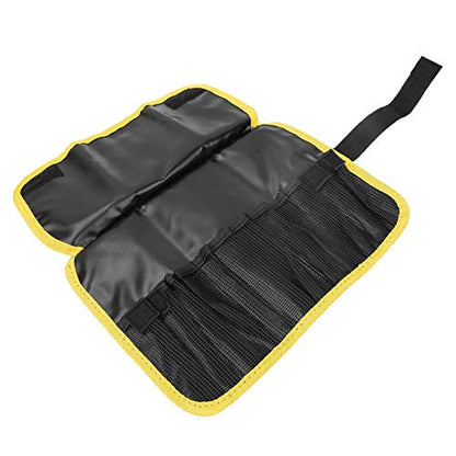 Fishing Tackle Bags,Soft Side Fishing Tackle Box Storage Bag,Compact Fishing Tackle Bag,Fishing Tackle Storage Bag Portable Lure Tool Fishing Gear Accessories Protective Bag(Yellow)