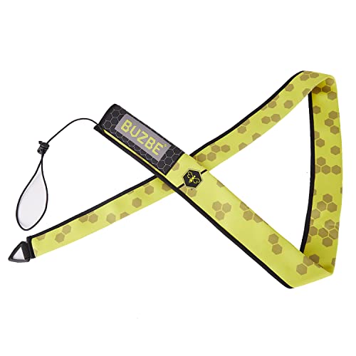 BUZBE Casting Quik-Shield Rod Cover, Fishing Rod Sleeve, Rod Sock, Neoprene Rod Cover, Casting Rod Cover - color: Yellow Hex