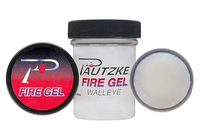 Pautzke Fire Gel Bait Scent Fishing Attractant, Long-Lasting Fish Scent Gel, Freshwater Saltwater Compatible, Strong Scent Trail, Easy Apply Lure Enhancer - color: Walleye