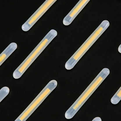 Jowxsx 100 Pcs 3mm Fishing Float Light Stick Fluorescent Lightstick Fluorescent Dark Glow Sticks Fishing Float Accessories Corks, Floats Terminal Tackle Accessories, Fishing Corks, Floats and Bobbers