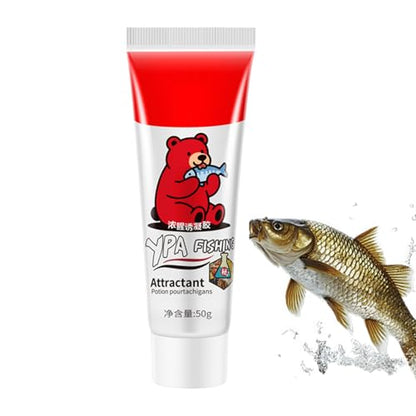 Bait Gel for Fishing 50g Powerful Long-Lasting Fishing Accessories | Worm Bait Gel for Outdoor Activities Camping Survival Kayak Boat Shore Lake River Beach