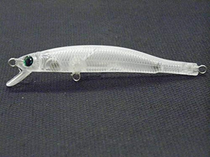 10 Blank Unpainted Minnow Crankbait Topwater Lipless Jerkbait Fishing Lures V3 - color: UPM662P10