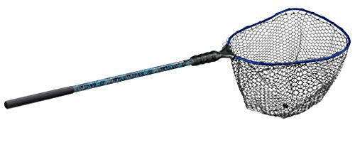 EGO Kryptek S1 Genesis Modular Fishing Landing Net, Floating Aluminum Handle with Interchangeable Head System, Lightweight Kayak & Bank Net, Kryptek Camo Design - size: 31" Handle, 19" x 21" Hoop, style: Lightweight Non-tangle Clear Rubber Mesh