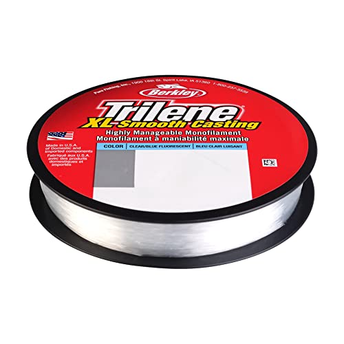 Berkley Trilene XL Monofilament Fishing Line - color: Fluorescent Clear/Blue, size: 300yd, style: 6lb Test