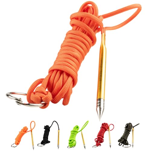 Fish Stringers – 10- & 20-Foot Lengths – 30+ Colors to Choose from! - color: Burnt Orange, size: 10 feet