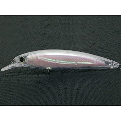 10 Blank Unpainted Minnow Crankbait Topwater Lipless Jerkbait Fishing Lures V3 - color: UPM600P10