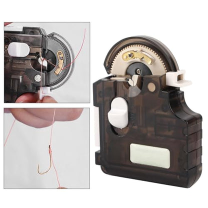 Automatic Electric Fishing Hook Tier, Portable Fast Tie Knot Tools for 0.8#13# Hooks, Battery Powered Fishing Line Knotting Machine for Quick Hook Tying