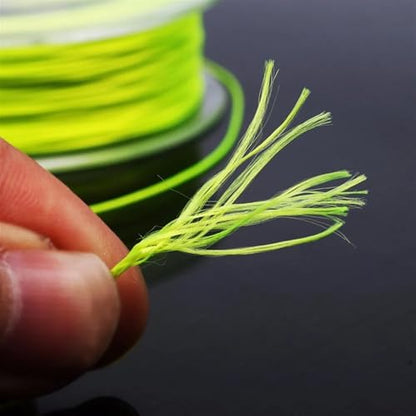 Fly Fishing Backing Line 50M/50Yards 20LB/30LB 8 Strands Polyester Braided Rope Strong Wire Accessories - color: WHITE, size: 50M 20LB