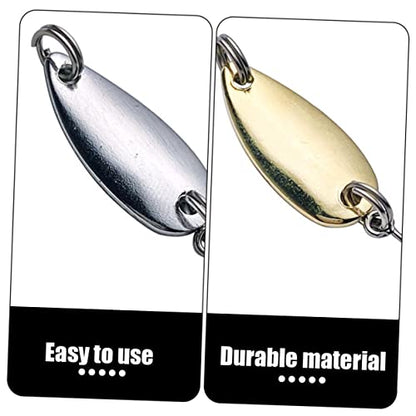 ABOOFAN 80pcs Fishing Lure Blades Kit Premium Metal Blades for Spinnerbaits Versatile Fishing Tackle for Freshwater Use