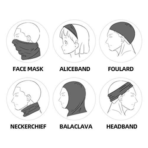 ROCKBROS Cooling Neck Gaiter Face Mask Fishing Scarf Face Cover for Men Women - color: Grey