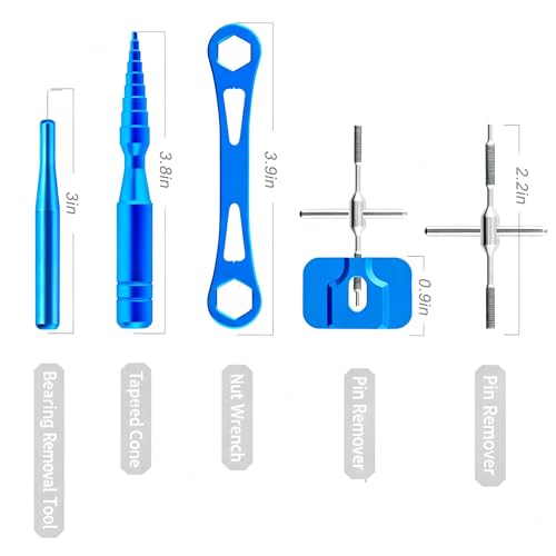 Fishing Reel Cleaning, Repair & Maintenance Kit, 30-in-1 Precision Electric Screwdriver Set for Spinning & Baitcasting Reels - color: Blue