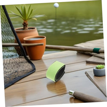Rod Universal Fishing Bands Securing and 10pcs Anti-Slip Elastic Straps for Abrasion Resistant Fabric Neoprene Material Fit Pole for Travel Beside Lakes Outdoor Use