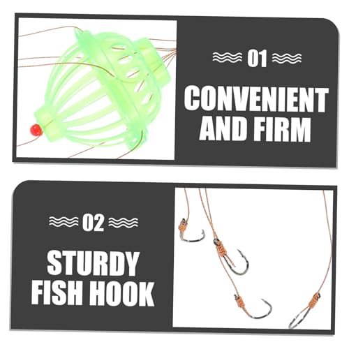 Fluorescent Buoy Mixed Lures Artificial Fishing Bait Combination Buoy Tackle